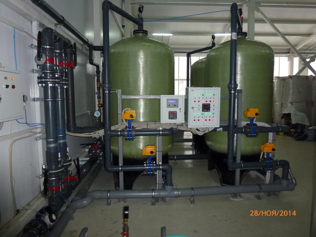 antiFe-filters and aerator columns